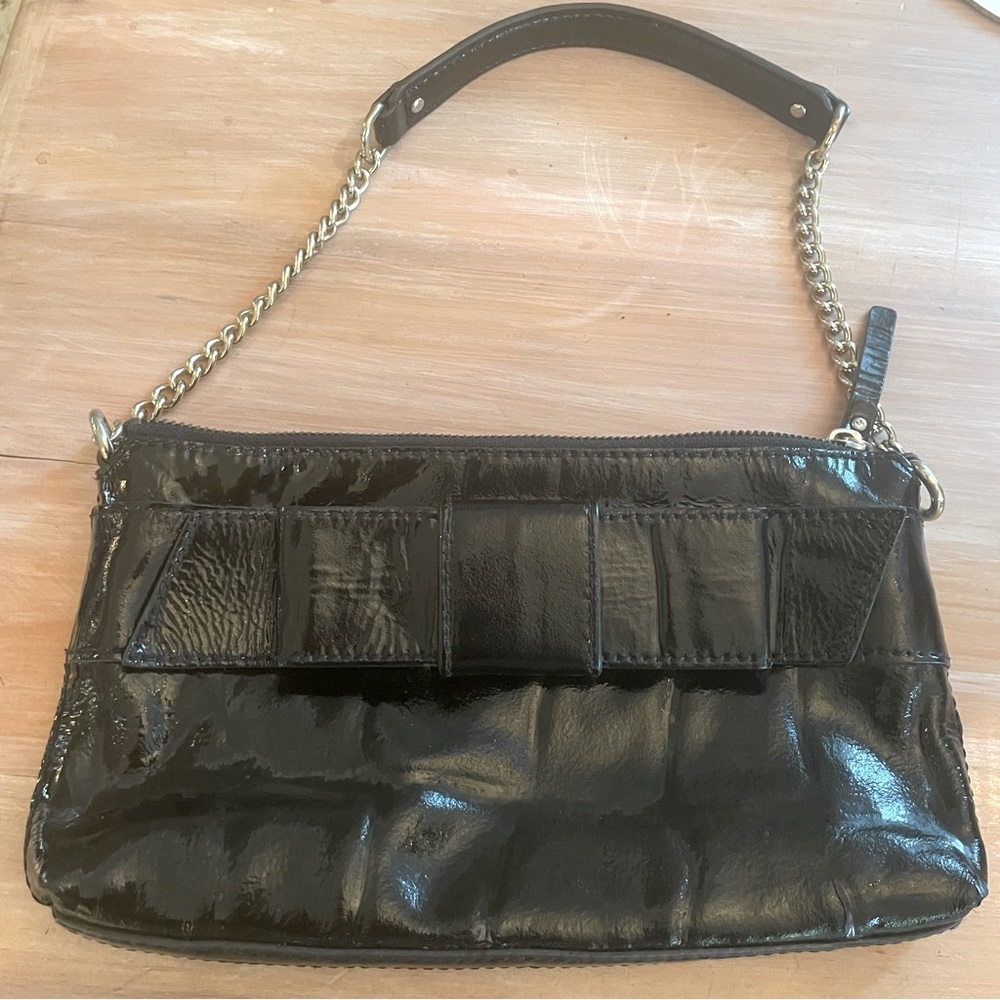 Kate Spade Black Patent Leather Shoulder Bag